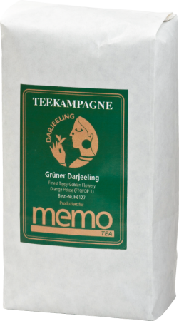 Thé vert Darjeeling bio memo, 500 g