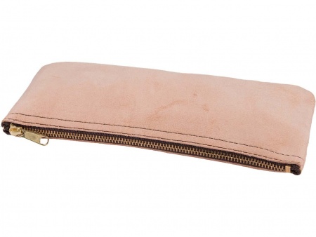 Trousse cuir naturel